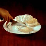 Assiette de fromage frais de brebis