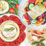 Plats avec des fromages d’été