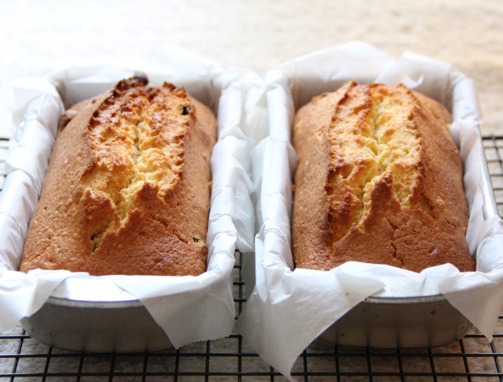 Pluma cake au foie gras sortis du four
