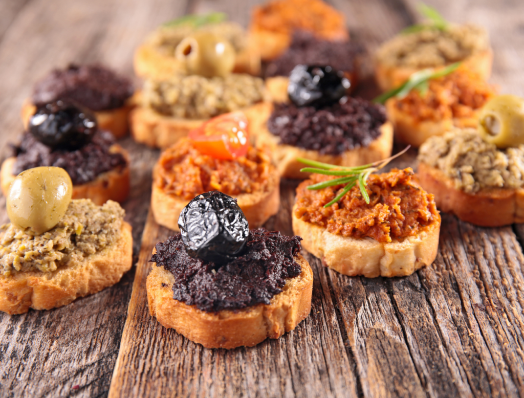 La Provence en hiver, c’est aussi se régaler avec des tapenades, des produits de garde.