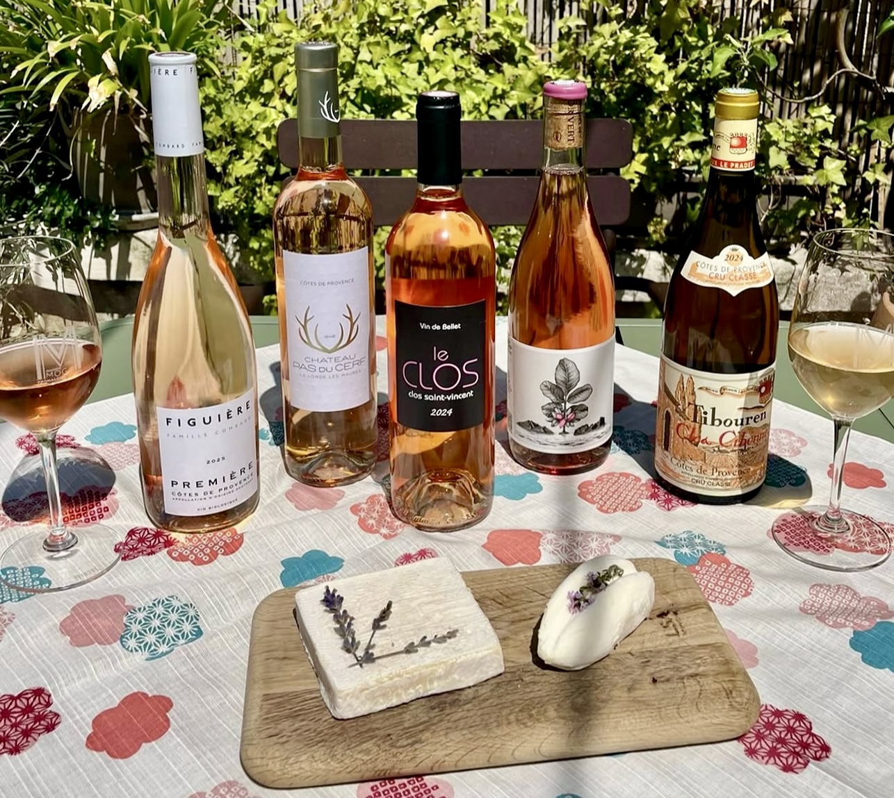 Vins rosés et fromages