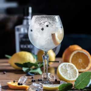 Verre de gin tonic