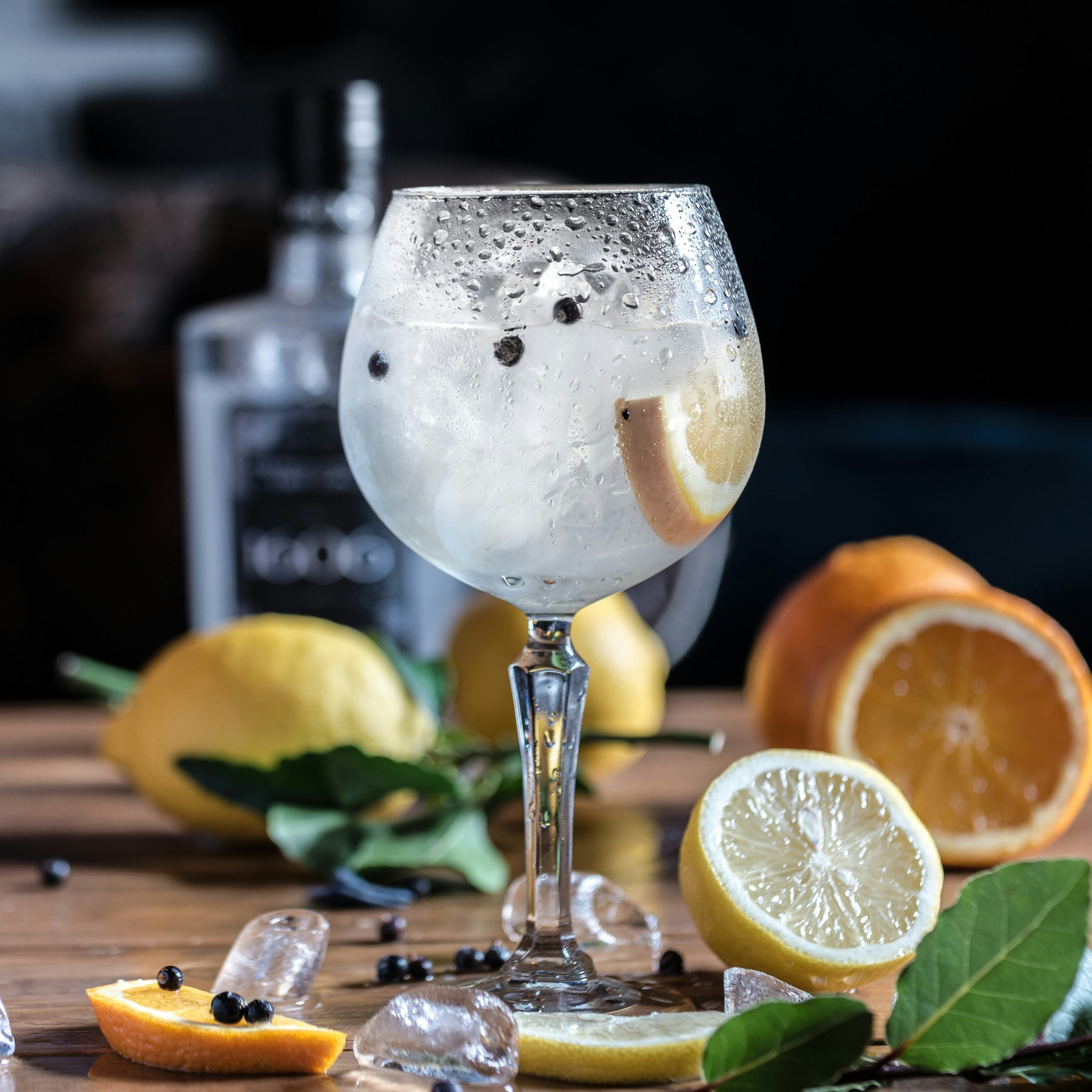 Verre de gin tonic