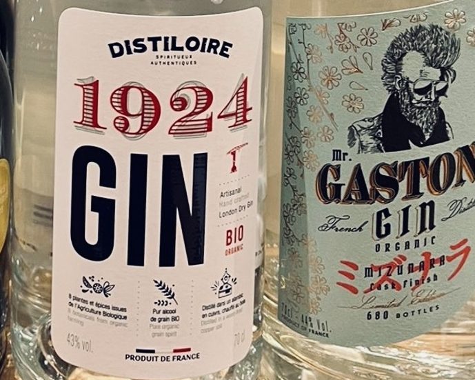 Gin et fromage de chèvre frais, Distiloire 1924 et Gaston